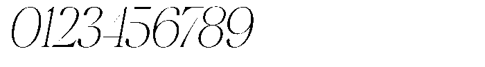 Brillane Serif  Brillane Italic Thin Semi Condensed Font OTHER CHARS