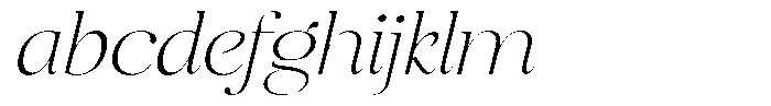 Brillane Serif  Brillane Italic Thin Semi Expanded FONT