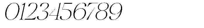 Brillane Serif  Brillane Italic Thin Font OTHER CHARS