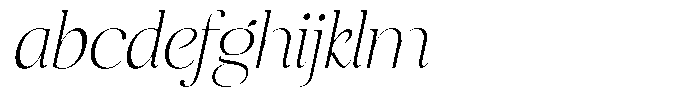 Brillane Serif  Brillane Italic Thin FONT