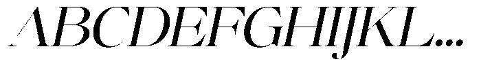 Brillane Serif  Brillane Italic Variable Black Font UPPERCASE