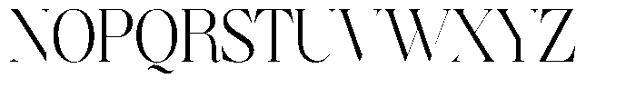 Brillane Serif  Brillane Light Condensed Font UPPERCASE