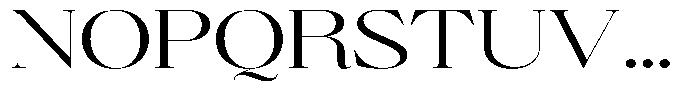 Brillane Serif  Brillane Light Expanded Font UPPERCASE