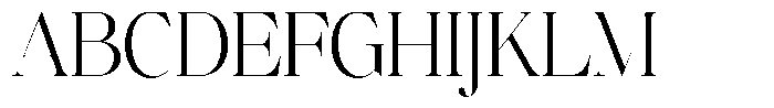 Brillane Serif  Brillane Light Semi Condensed Font UPPERCASE