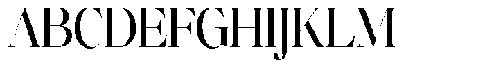 Brillane Serif  Brillane Medium Condensed Font UPPERCASE