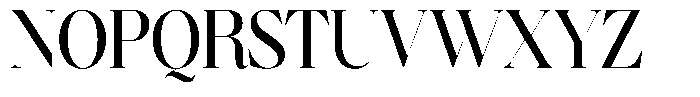 Brillane Serif  Brillane Medium Condensed Font UPPERCASE