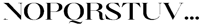 Brillane Serif  Brillane Medium Expanded Font UPPERCASE