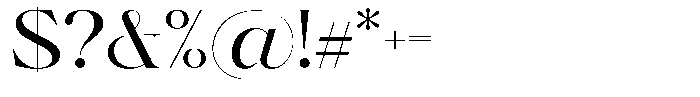 Brillane Serif  Brillane Regular Font OTHER CHARS