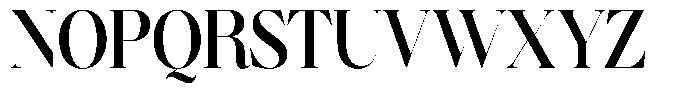 Brillane Serif  Brillane Semi Bold Condensed Font UPPERCASE