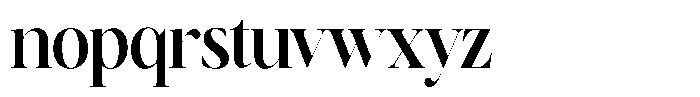 Brillane Serif  Brillane Semi Bold Condensed Font LOWERCASE