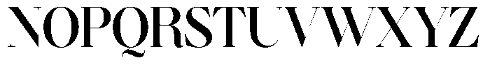 Brillane Serif  Brillane Semi Bold Semi Condensed Font UPPERCASE