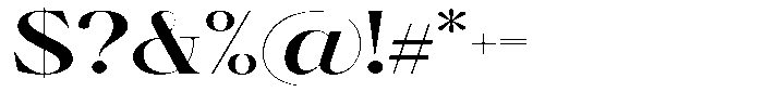 Brillane Serif  Brillane Semi Bold Semi Expanded Font OTHER CHARS