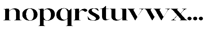 Brillane Serif  Brillane Semi Bold Semi Expanded Font LOWERCASE