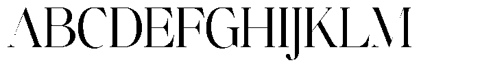 Brillane Serif  Brillane Semi Condensed Font UPPERCASE