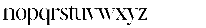 Brillane Serif  Brillane Semi Condensed Font LOWERCASE