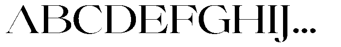 Brillane Serif  Brillane Semi Expanded Font UPPERCASE