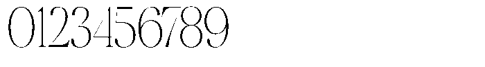 Brillane Serif  Brillane Thin Condensed Font OTHER CHARS
