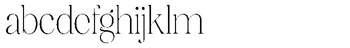 Brillane Serif  Brillane Thin Condensed FONT