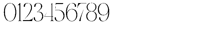 Brillane Serif  Brillane Thin Semi Condensed Font OTHER CHARS