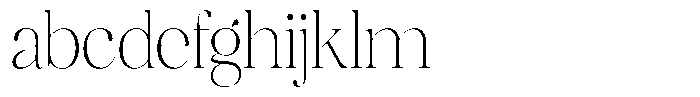 Brillane Serif  Brillane Thin Semi Condensed FONT