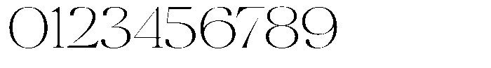 Brillane Serif  Brillane Thin Semi Expanded Font OTHER CHARS