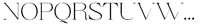 Brillane Serif  Brillane Thin Font UPPERCASE