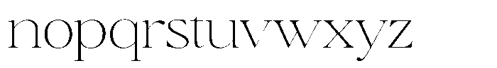 Brillane Serif  Brillane Thin Font LOWERCASE