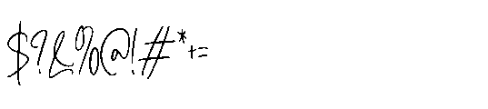 Brillanty Signature Font OTHER CHARS