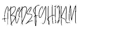 Brillanty Signature Font UPPERCASE