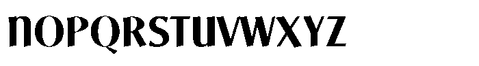 Brille Font LOWERCASE