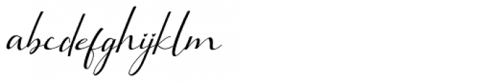 Brillia Calligraphy Italic Font LOWERCASE
