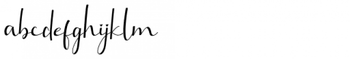 Brillia Calligraphy Regular Font LOWERCASE