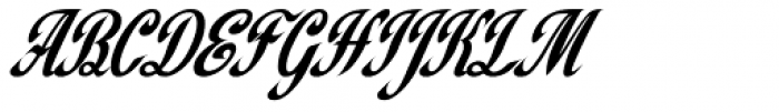 Brillian Latin Condensed Light Font UPPERCASE
