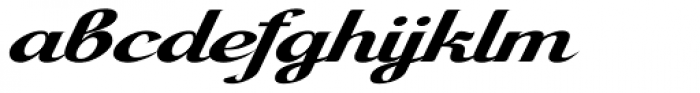 Brillian Latin Expanded Medium Font LOWERCASE