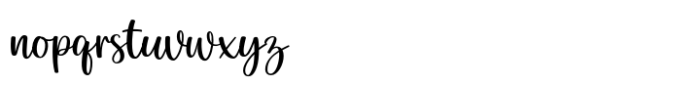Brilliant Summer Font LOWERCASE