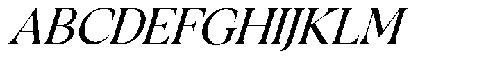 Brilliant gloriest Italic Font UPPERCASE