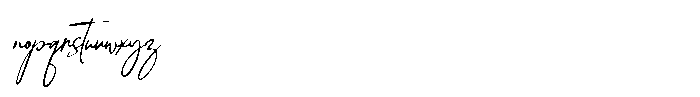 Brilliany Font LOWERCASE