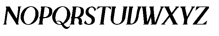 Brilune Italic Font UPPERCASE
