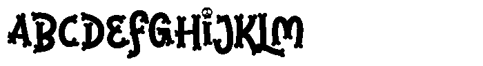 Brinca Calaca Bones FONT
