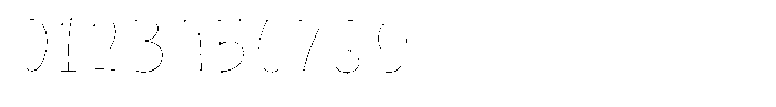 Brinca Calaca Inline Font OTHER CHARS