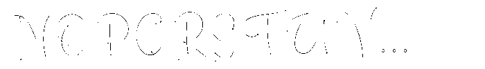 Brinca Calaca Inline Font UPPERCASE