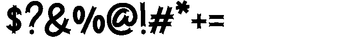 Brinca Calaca Regular Font OTHER CHARS