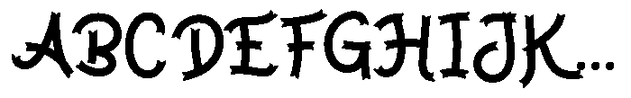 Brinca Calaca Regular Font UPPERCASE