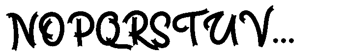 Brinca Calaca Regular Font UPPERCASE