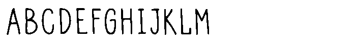 Brindmark Hw Regular Font UPPERCASE