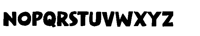 Bring The House Down Regular Font LOWERCASE