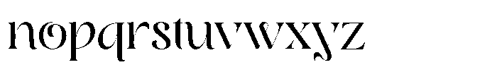Briola Font LOWERCASE