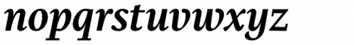 Brioni Std Medium Italic Font LOWERCASE