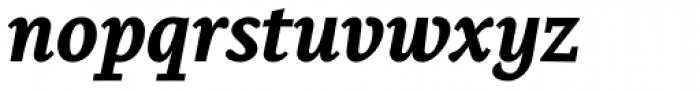 Brioni Text Std Bold Italic Font LOWERCASE