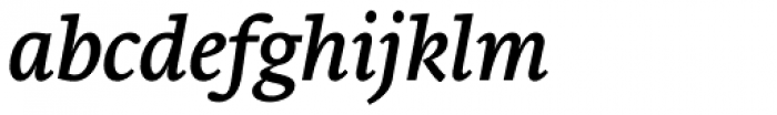 Brioni Text Std Italic Font LOWERCASE